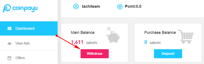 coinpayu withdraw