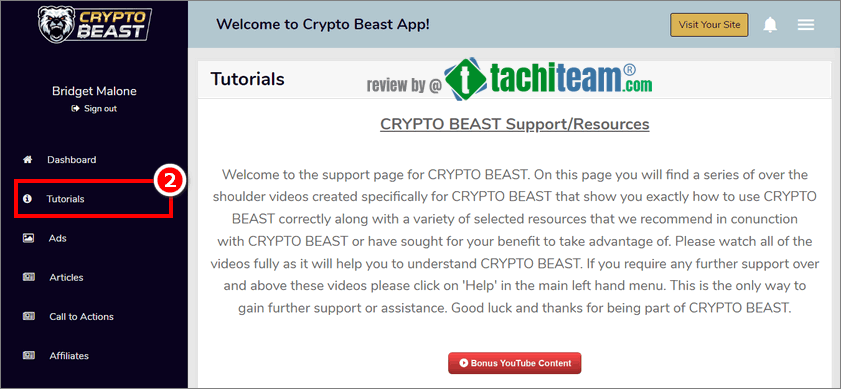 Crypto Beast tutorials