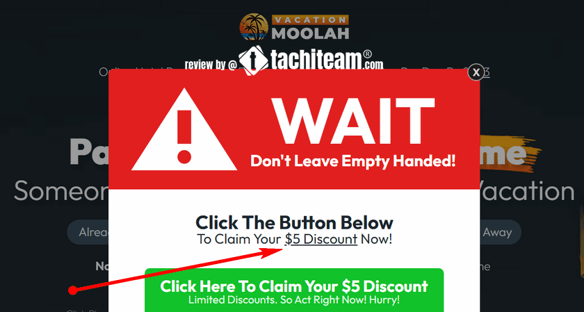 Vacation Moolah coupon